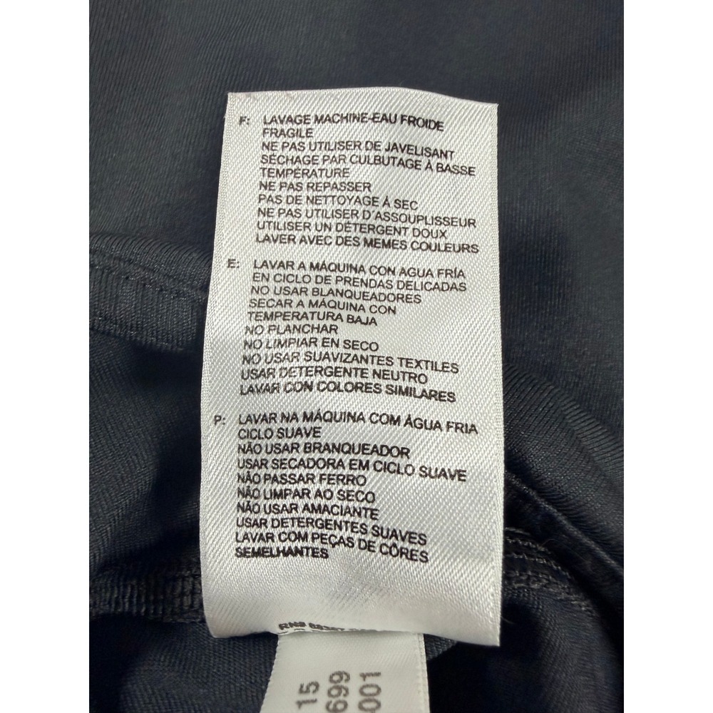 Adidas Climalite Women Black Grey Ruched Crop Leggings Capris A99699 Size S - Picture 5 of 8